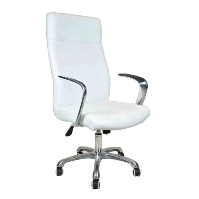 Luxury executive office chair swivel  office White chairs