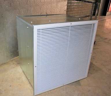 hasconwing Supply boxed wall mounted fan c/w Bag filter