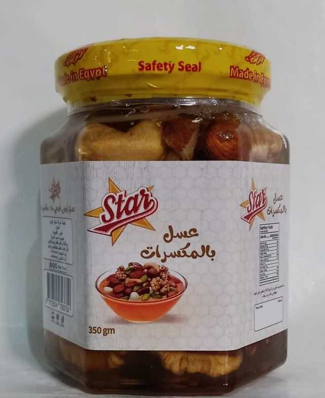 عسل بالمكسرات