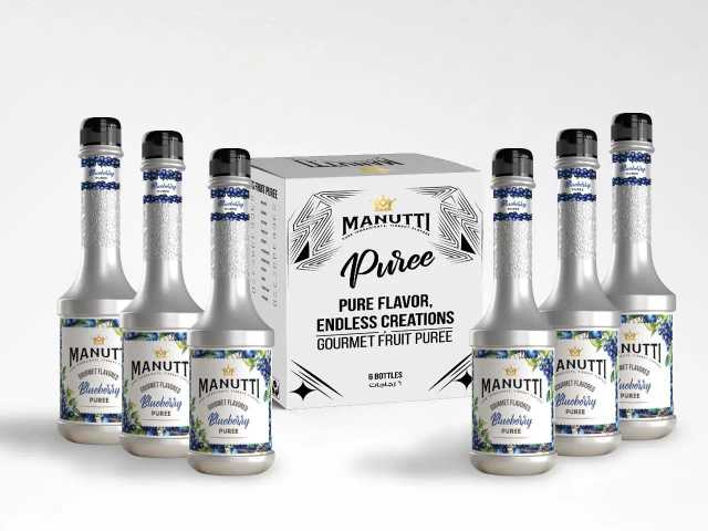 Manutti Blueberry Puree1.250 gm