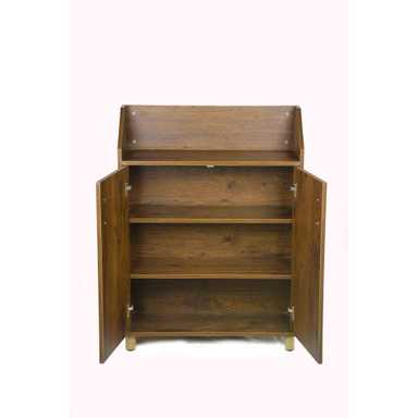 brown shoe organizer