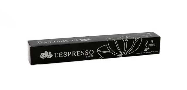 Silver espresso coffee capsule - كبسولة بن اسبريسو