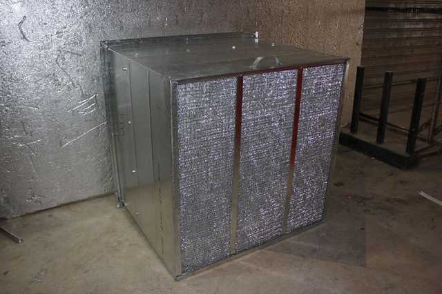 hasconwing Supply boxed wall mounted fan c/w Bag filter