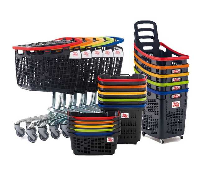 Wheel Basket Trolleys - عربة تسوق