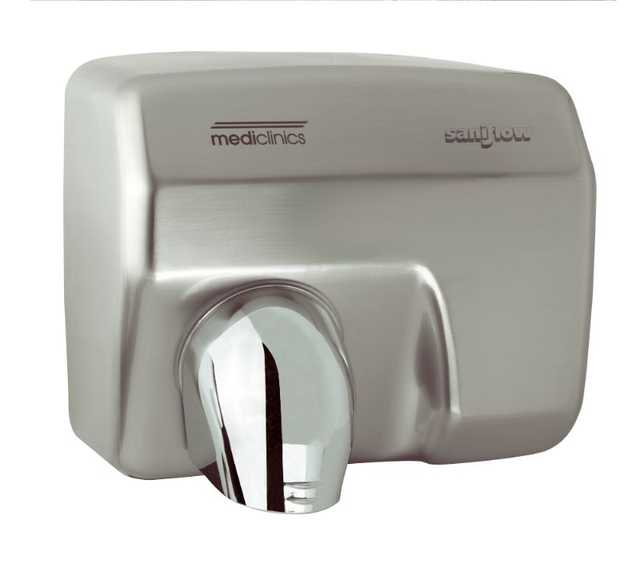 Stainless Steel Hand Dryer - Automatic - Mediclinics - Spain - مجفف ايدي  ستانليس ستيل- اوتوماتيك - اسباني