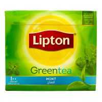 Lipton Green Mint Tea - ليبتون شاي اخضر بالنعناع 100 فتلة