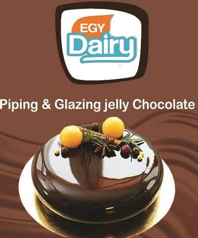 جيلي التلميع و التزيين شكولاتة/ Piping and Glazing Jelly Chocolate