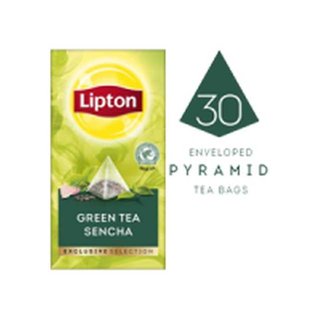 Green Tea Sensha Pyramid - اخضر سنشيا هرمي 30 فتلة