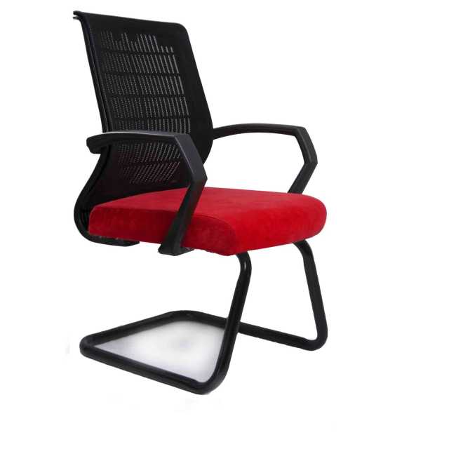 Waiting Office Chair black&red